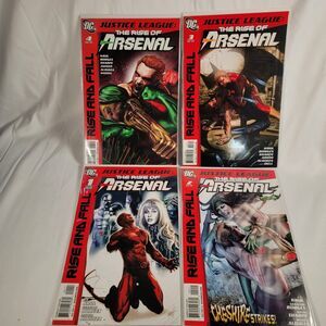 Complete Set of JUSTICE LEAGUE: THE RISE OF ARSENAL #1-4 (2010) DC Comics NM 9.0